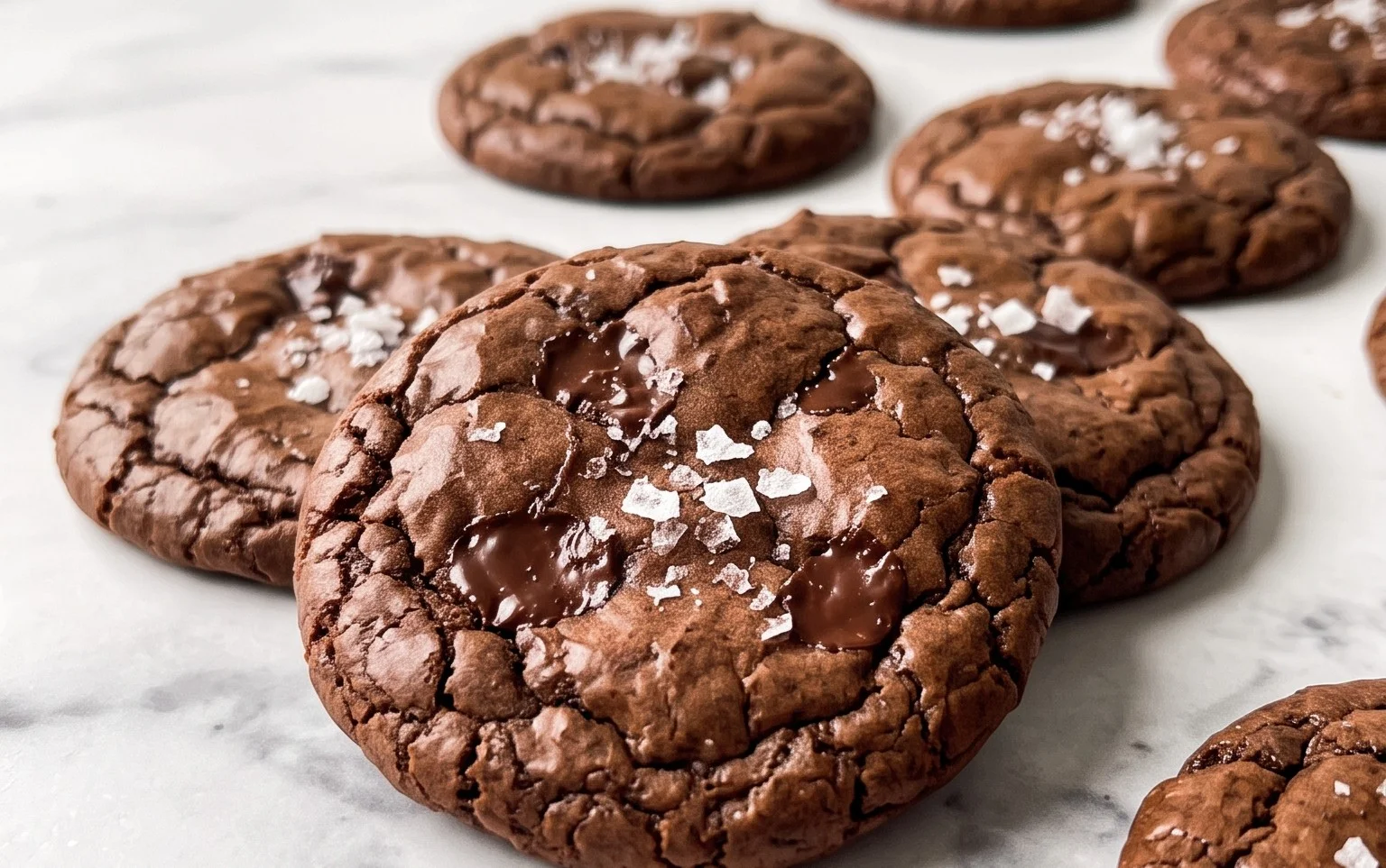 Fudgy Salted Brownie Cookies-Best Of Both Worlds
