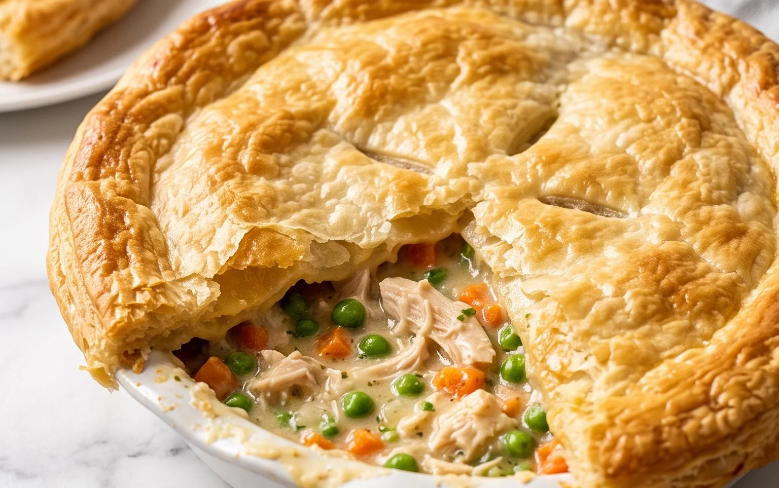 Easy Crockpot Chicken Pot Pie-Comfort Food