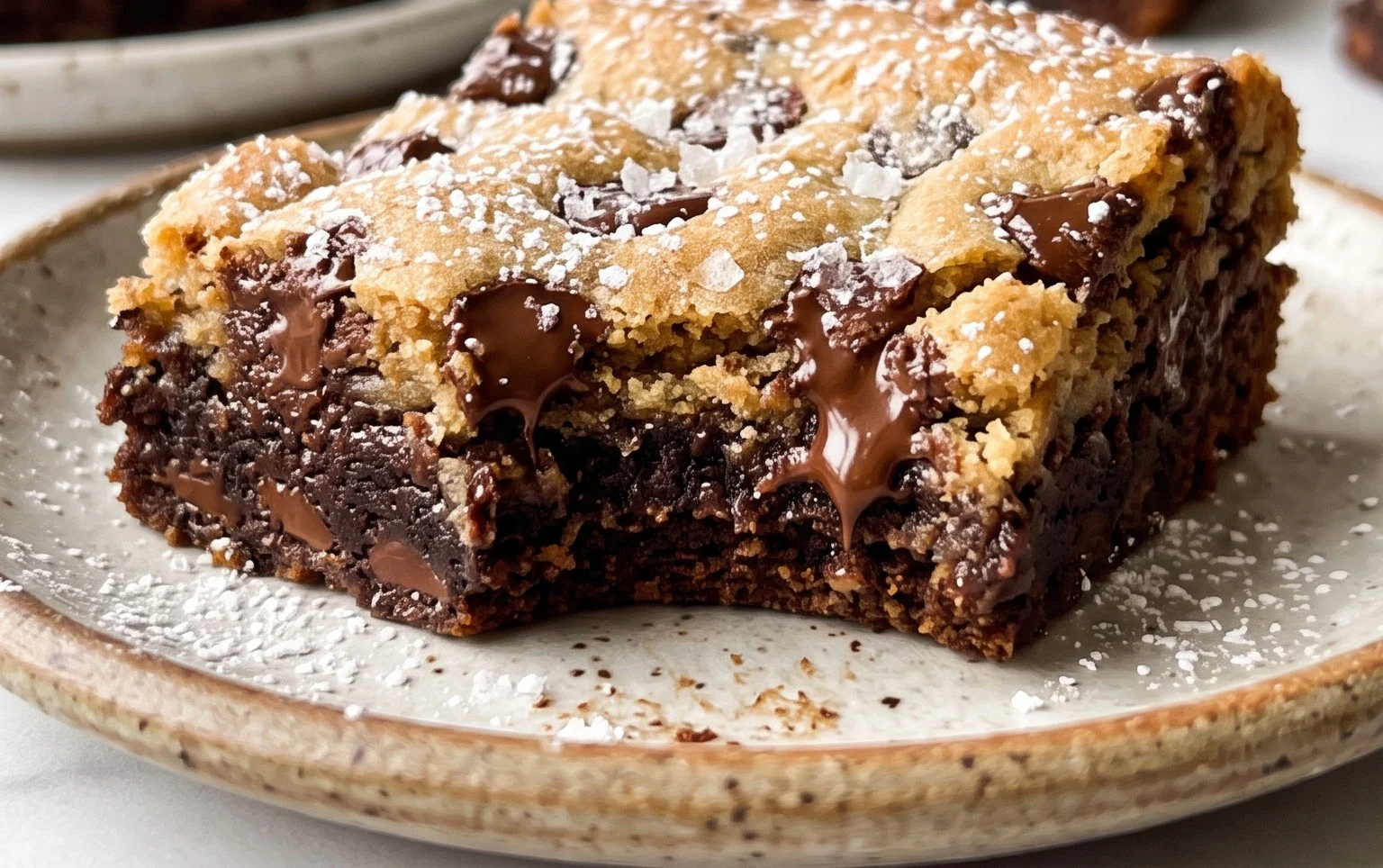 Brookie (Chocolate Chip Cookie and Brownie Bar)