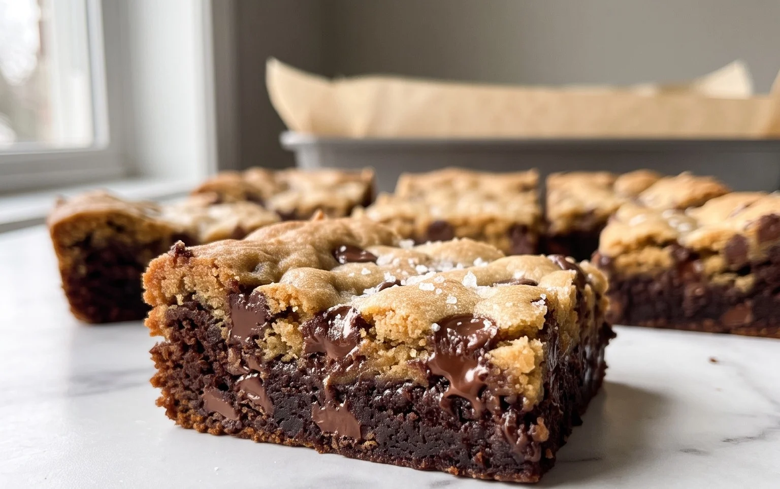 Brookie Bar Ultimate Chocolate Chip Cookie Brownie Fusion