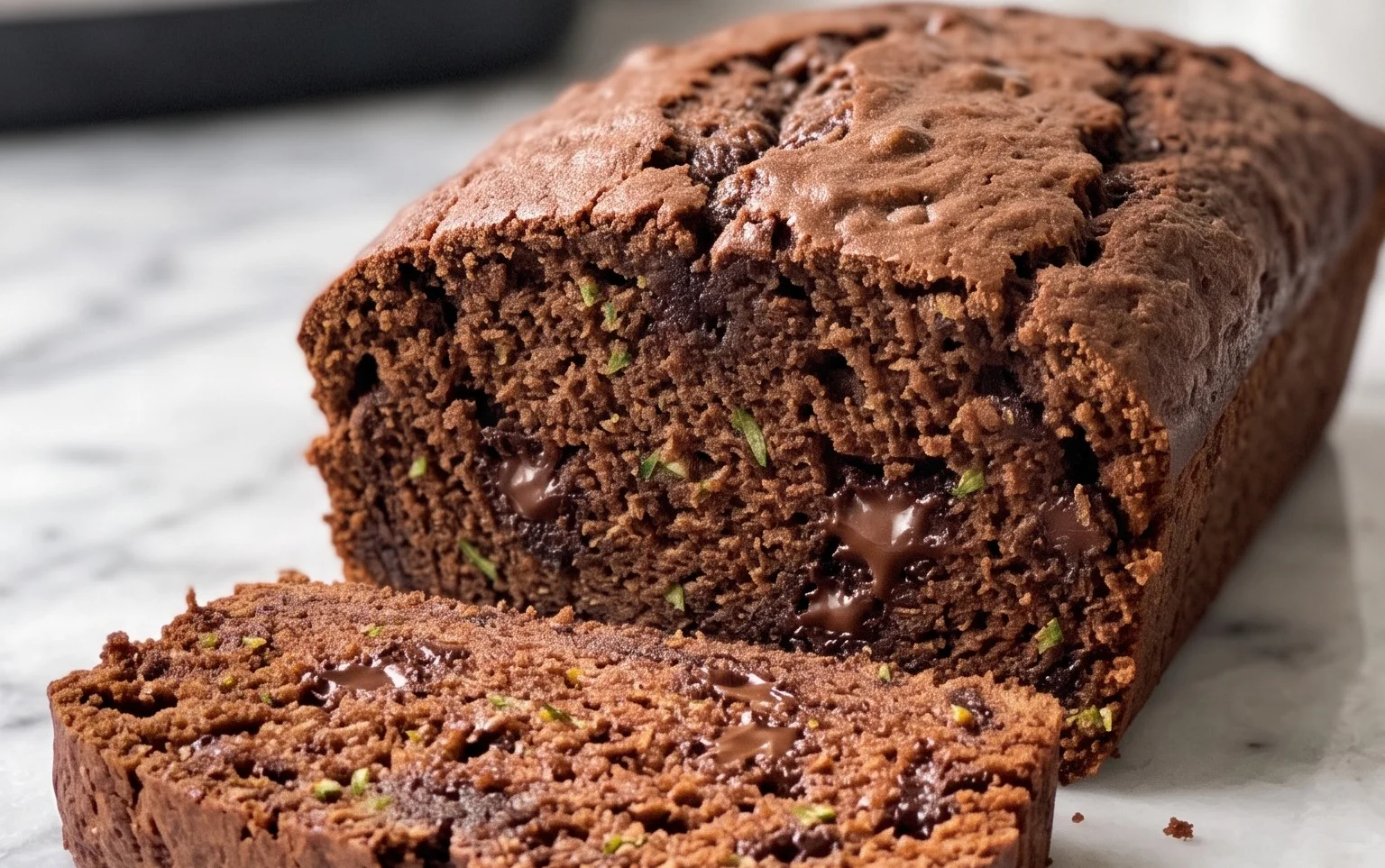 Moist Chocolate Zucchini Bread-Hidden Veggie Treat